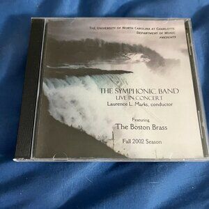 UNIVERSITY OF NORTH CAROLINA CHARLOTTE Symphonic Band Live Concert CD 2002